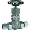 Globe valve Type: 357 Stainless steel/Stainless steel Fixed disc Straight PN400 Compression end DN8 12mm